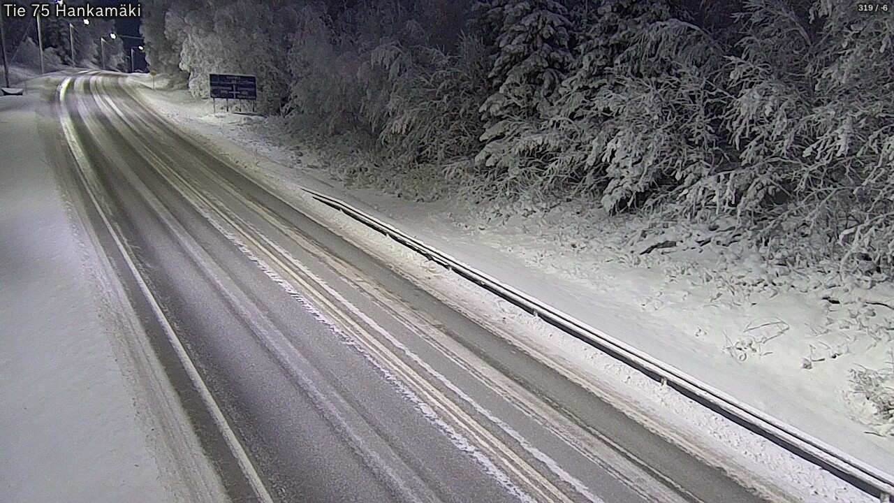Weather Camera Image Väg 75 Rautavaara, Hankamäki, Rautavaara, Pohjois-Savo