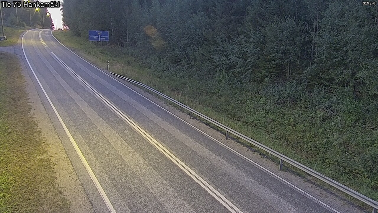 Weather Camera Image Road 75 Rautavaara, Hankamäki, Rautavaara, Pohjois-Savo