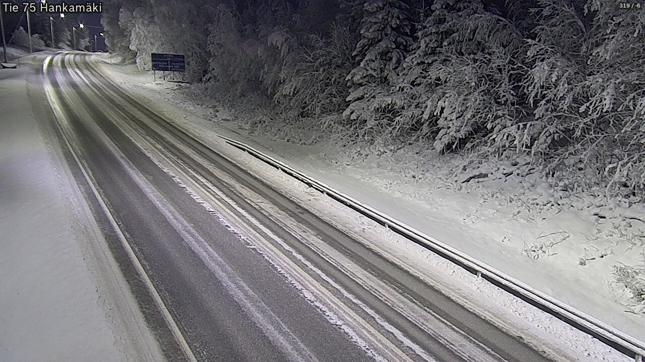 Weather Camera Image Väg 75 Rautavaara, Hankamäki, Rautavaara, Pohjois-Savo