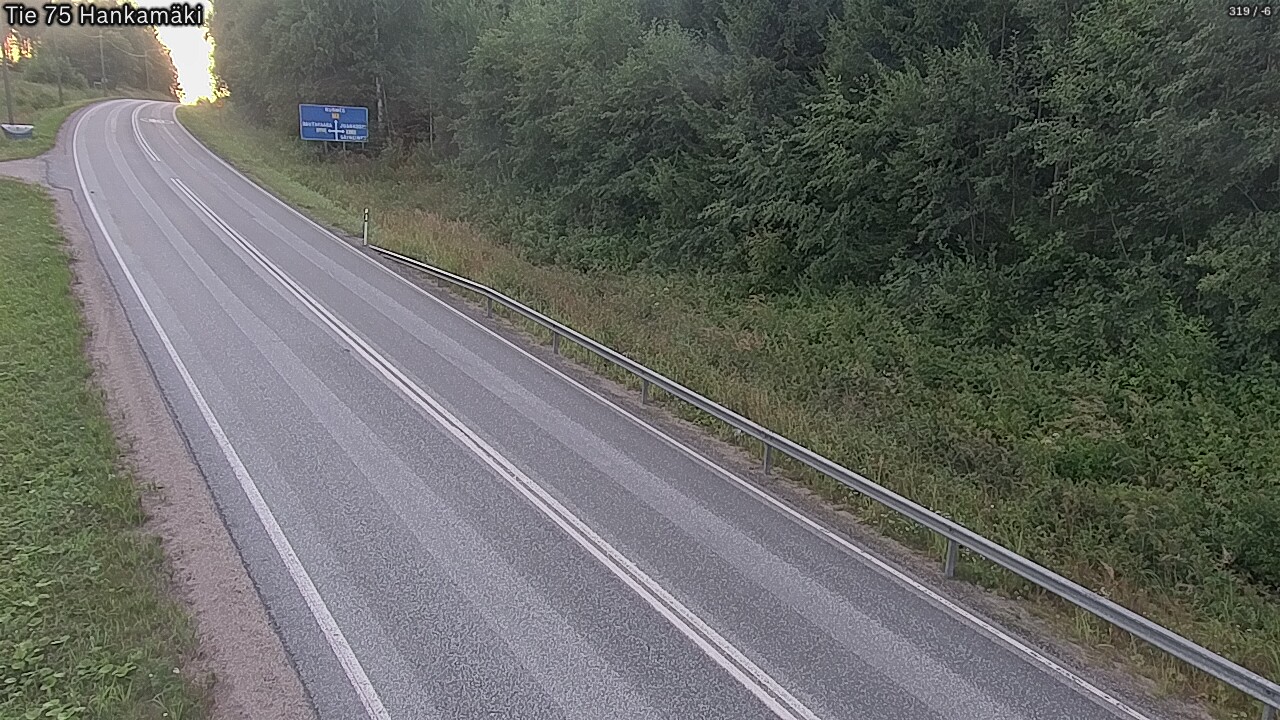Weather Camera Image Road 75 Rautavaara, Hankamäki, Rautavaara, Pohjois-Savo