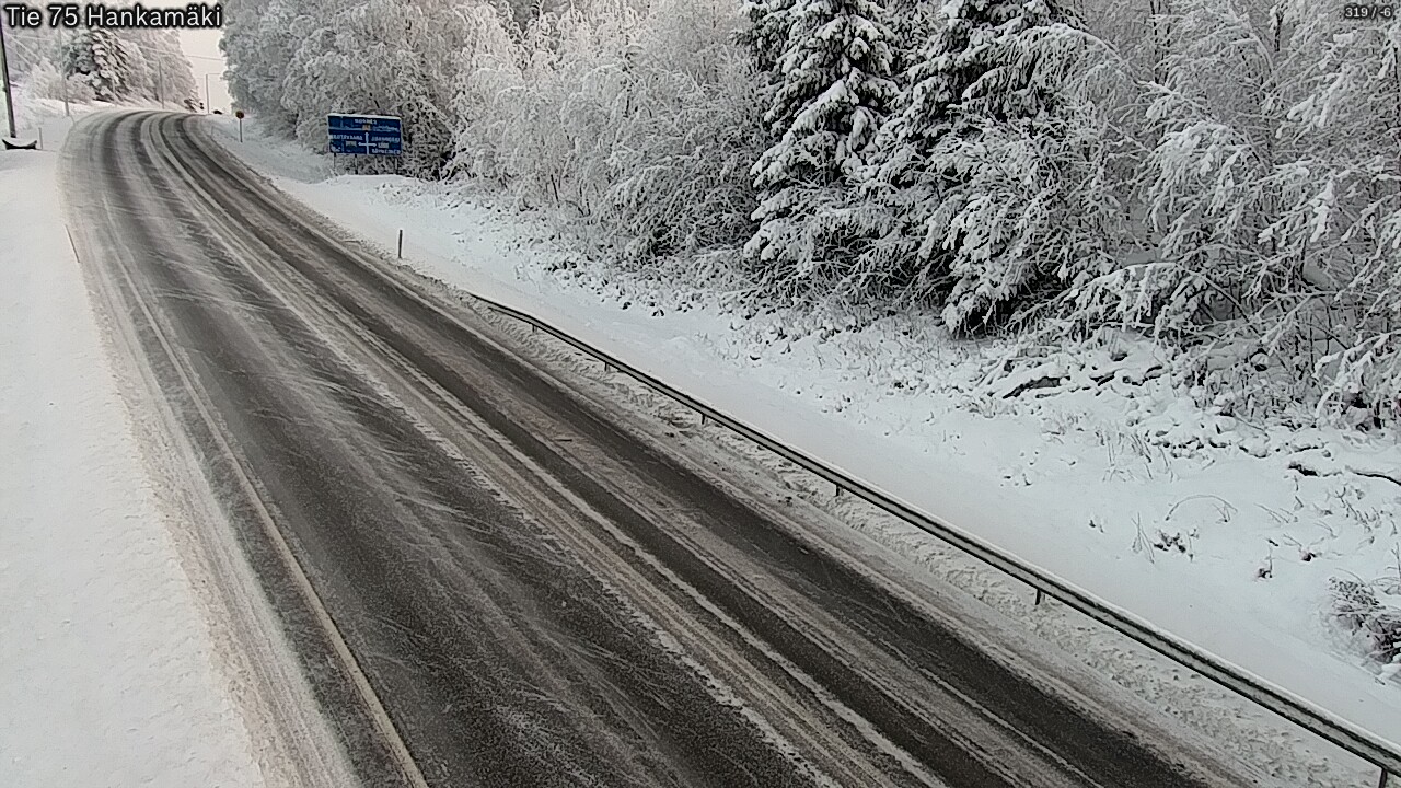 Weather Camera Image Väg 75 Rautavaara, Hankamäki, Rautavaara, Pohjois-Savo