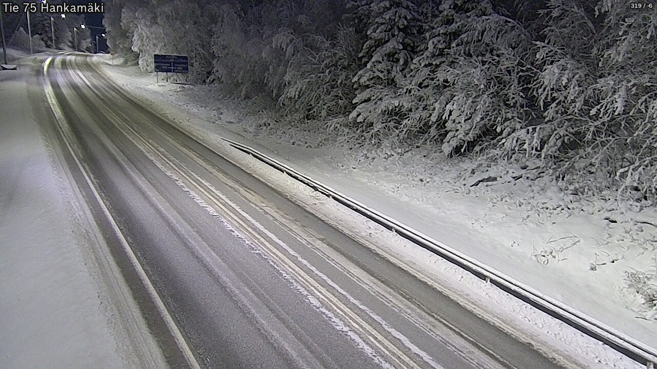 Weather Camera Image Väg 75 Rautavaara, Hankamäki, Rautavaara, Pohjois-Savo