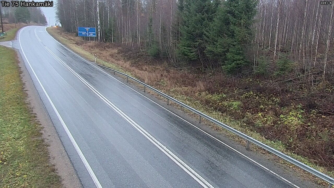 Weather Camera Image Väg 75 Rautavaara, Hankamäki, Rautavaara, Pohjois-Savo