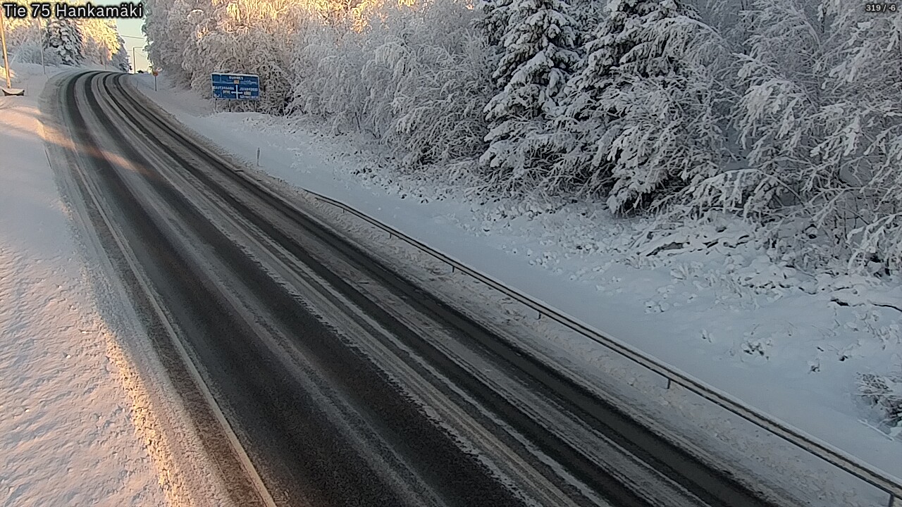 Weather Camera Image Väg 75 Rautavaara, Hankamäki, Rautavaara, Pohjois-Savo