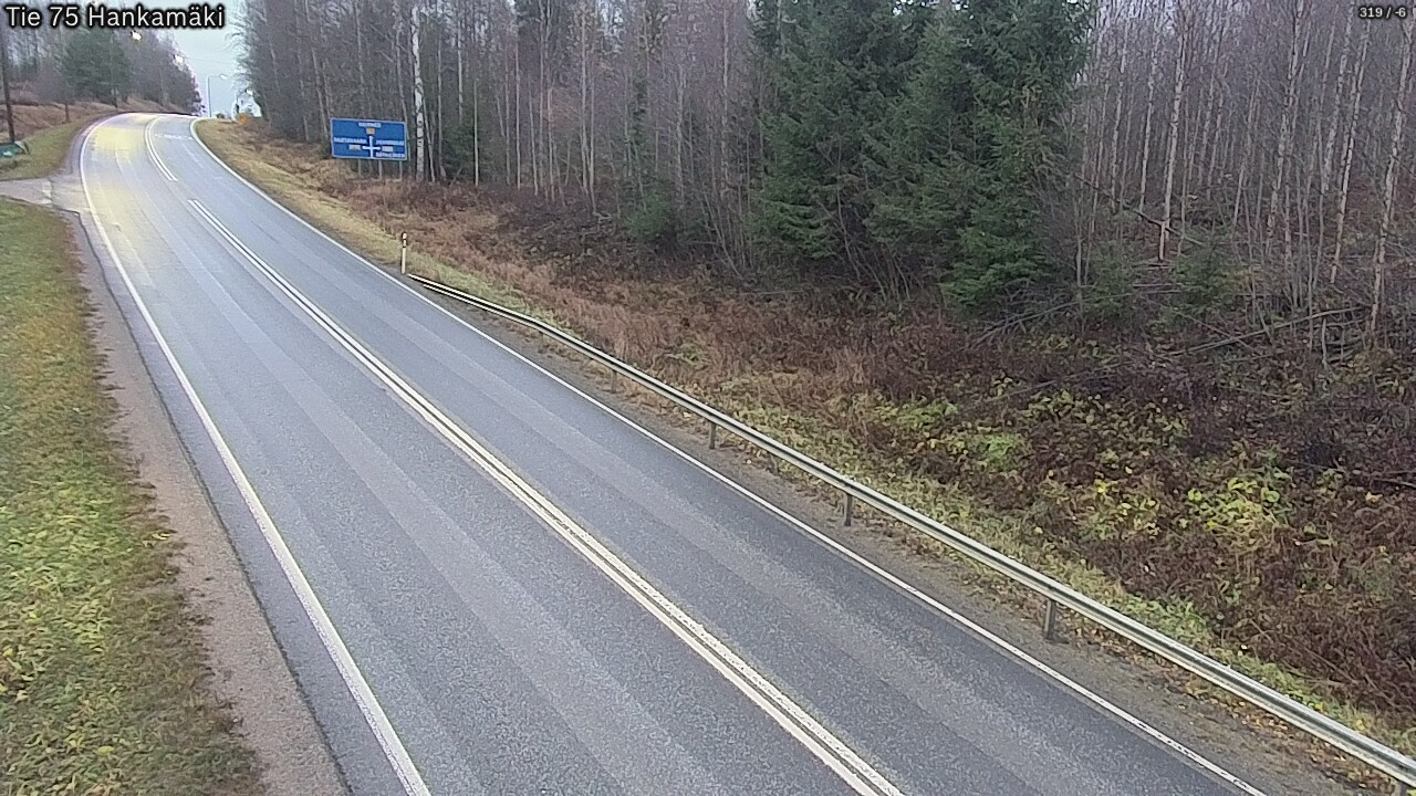 Weather Camera Image Väg 75 Rautavaara, Hankamäki, Rautavaara, Pohjois-Savo