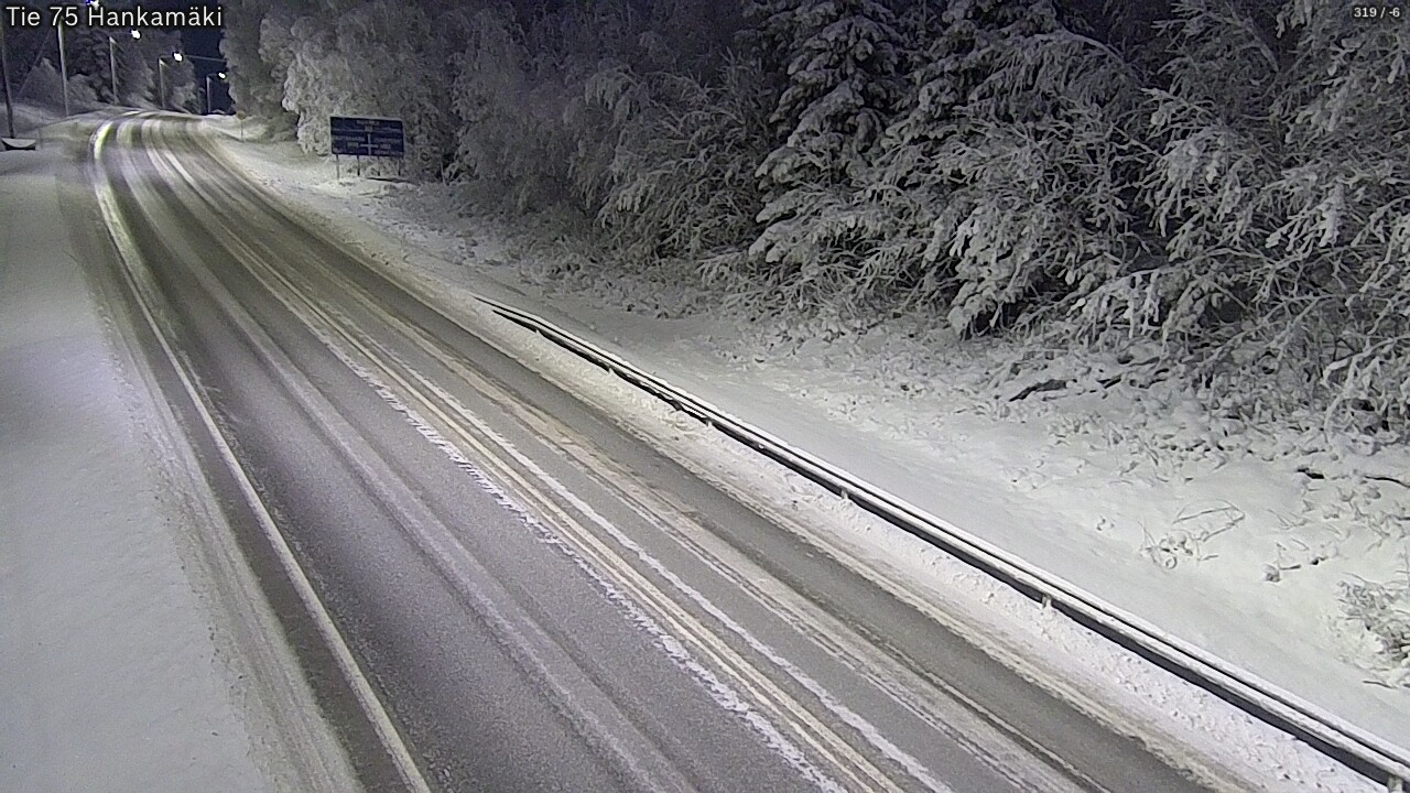 Weather Camera Image Väg 75 Rautavaara, Hankamäki, Rautavaara, Pohjois-Savo