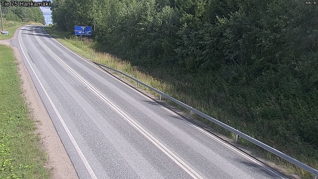 Weather Camera Image Road 75 Rautavaara, Hankamäki, Rautavaara, Pohjois-Savo