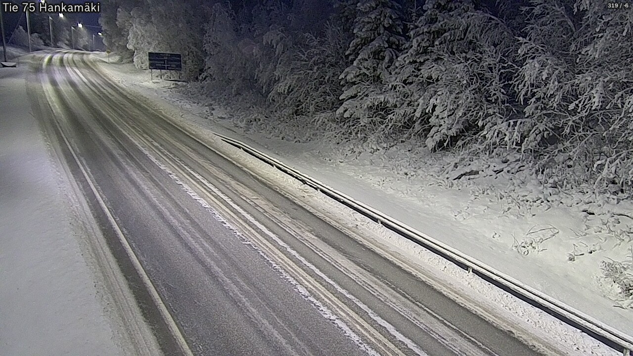 Weather Camera Image Väg 75 Rautavaara, Hankamäki, Rautavaara, Pohjois-Savo