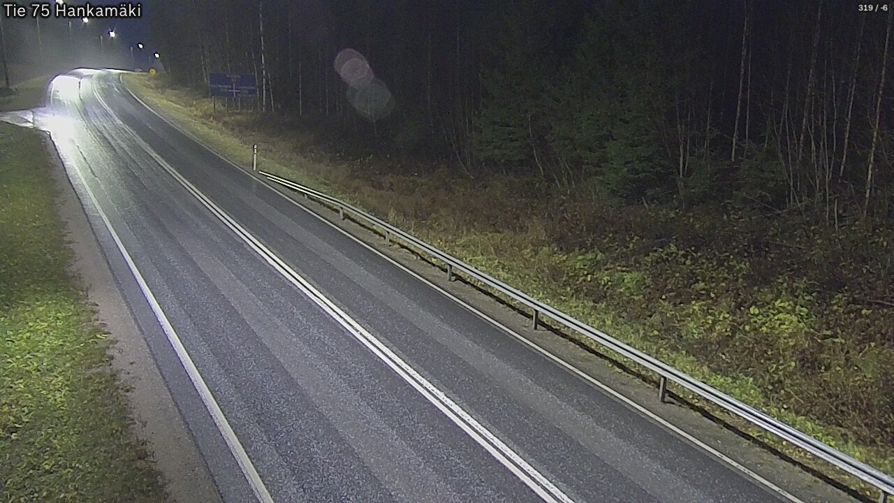 Weather Camera Image Väg 75 Rautavaara, Hankamäki, Rautavaara, Pohjois-Savo