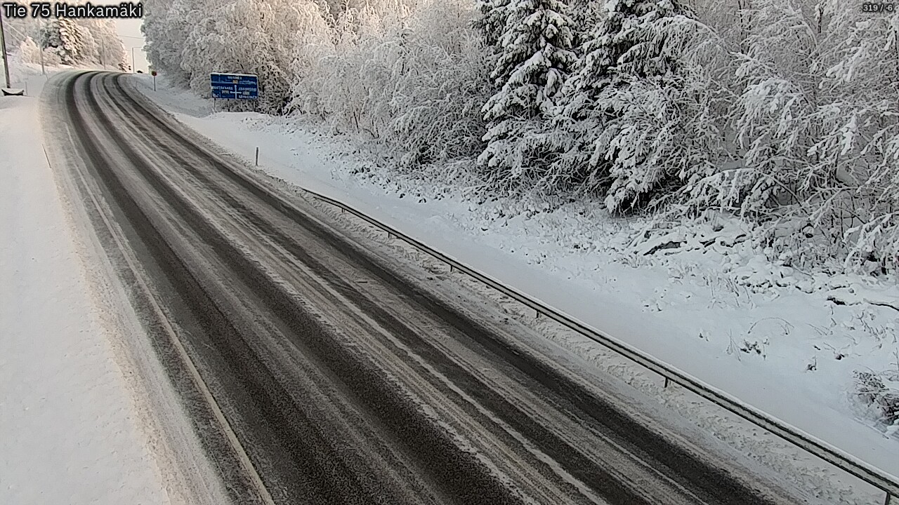 Weather Camera Image Väg 75 Rautavaara, Hankamäki, Rautavaara, Pohjois-Savo