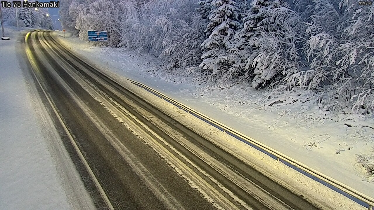 Weather Camera Image Väg 75 Rautavaara, Hankamäki, Rautavaara, Pohjois-Savo