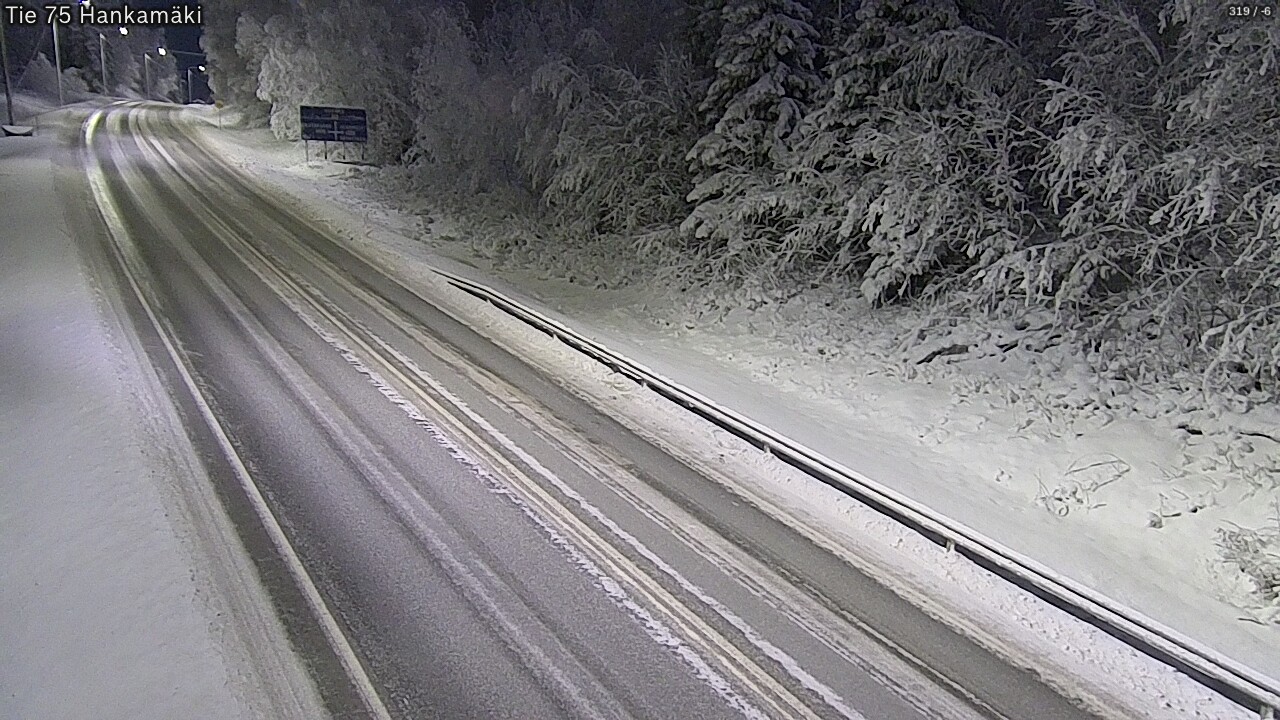 Weather Camera Image Väg 75 Rautavaara, Hankamäki, Rautavaara, Pohjois-Savo