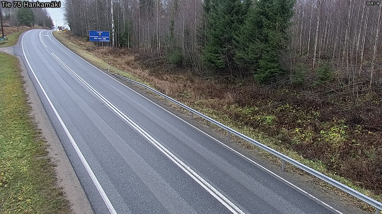 Weather Camera Image Väg 75 Rautavaara, Hankamäki, Rautavaara, Pohjois-Savo