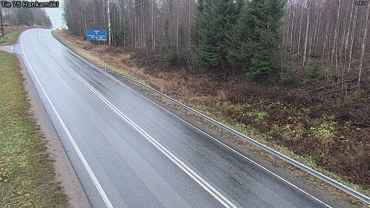 Weather Camera Image Väg 75 Rautavaara, Hankamäki, Rautavaara, Pohjois-Savo