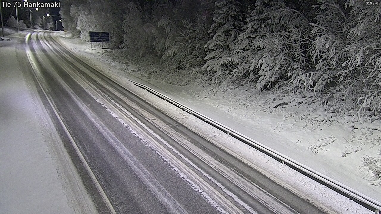 Weather Camera Image Väg 75 Rautavaara, Hankamäki, Rautavaara, Pohjois-Savo