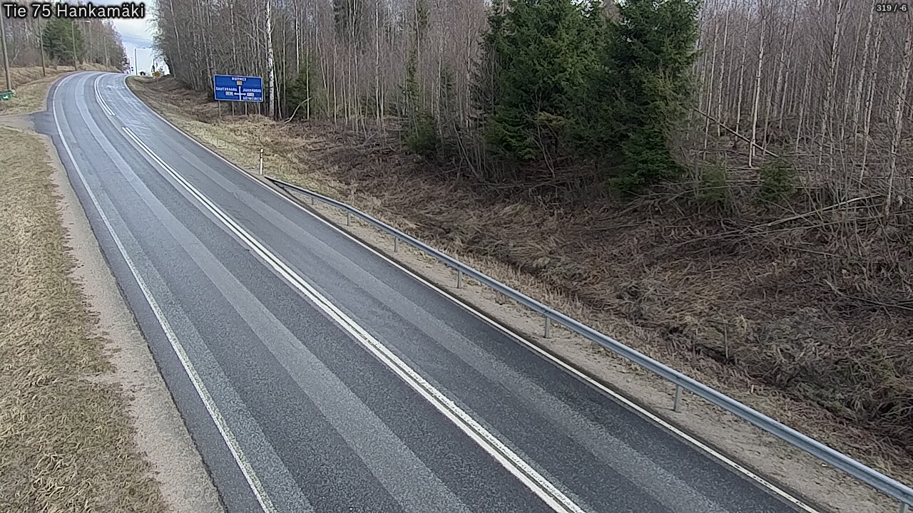 Weather Camera Image Road 75 Rautavaara, Hankamäki, Rautavaara, Pohjois-Savo
