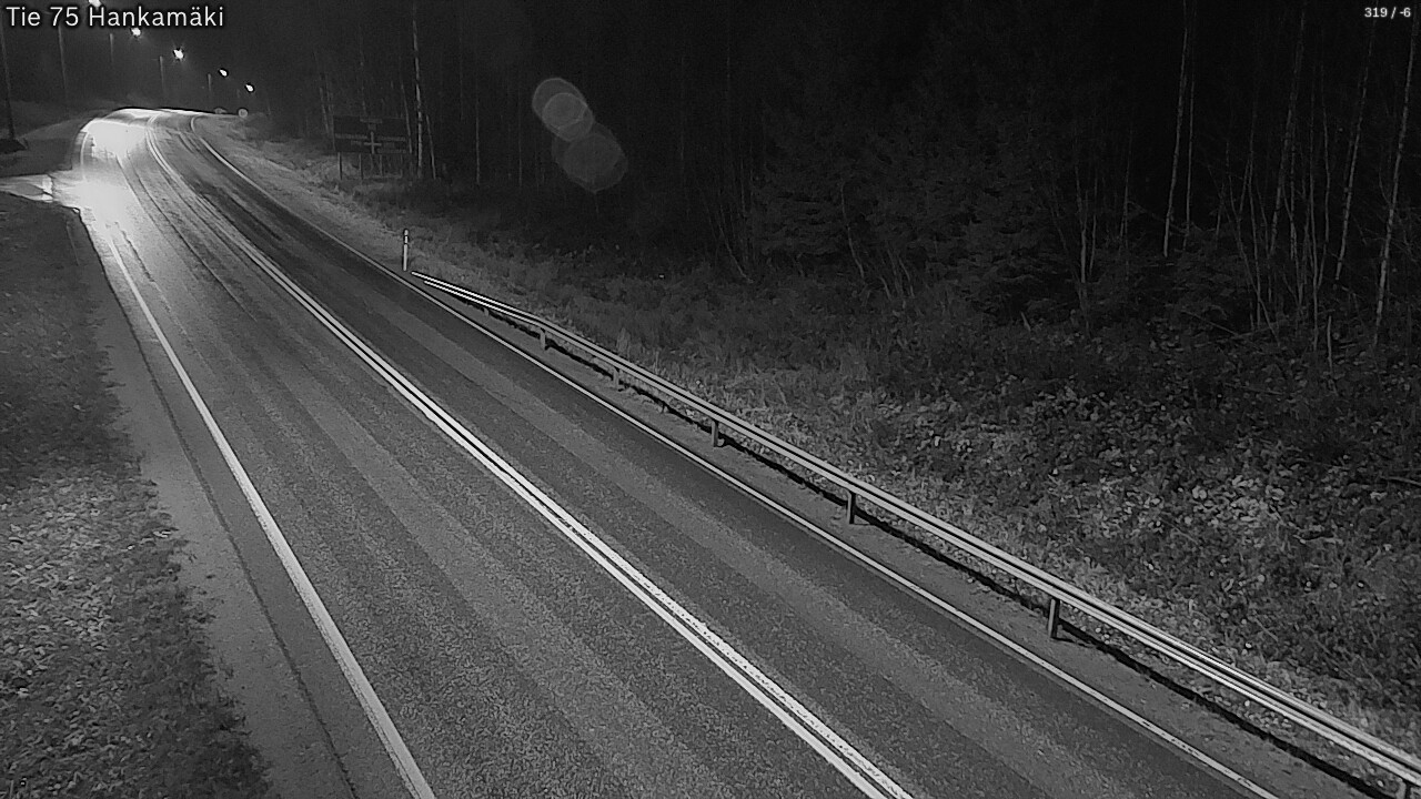 Weather Camera Image Väg 75 Rautavaara, Hankamäki, Rautavaara, Pohjois-Savo