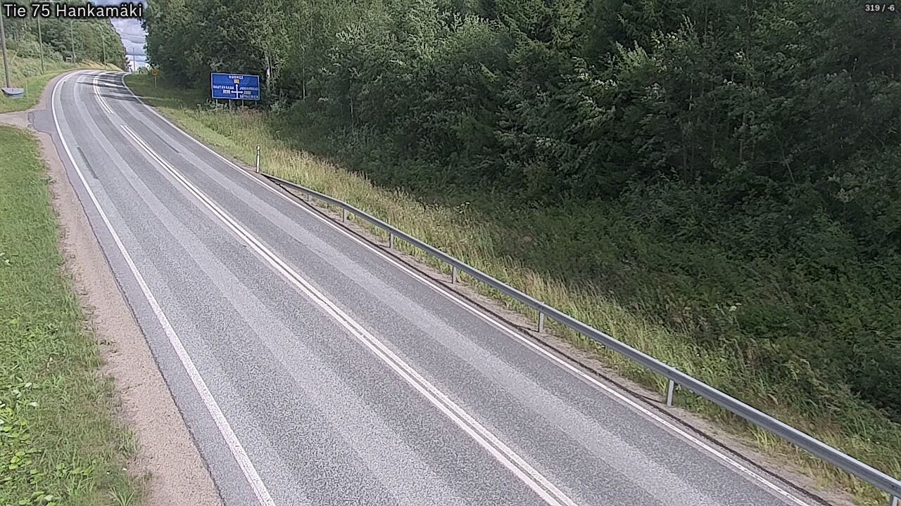 Weather Camera Image Road 75 Rautavaara, Hankamäki, Rautavaara, Pohjois-Savo