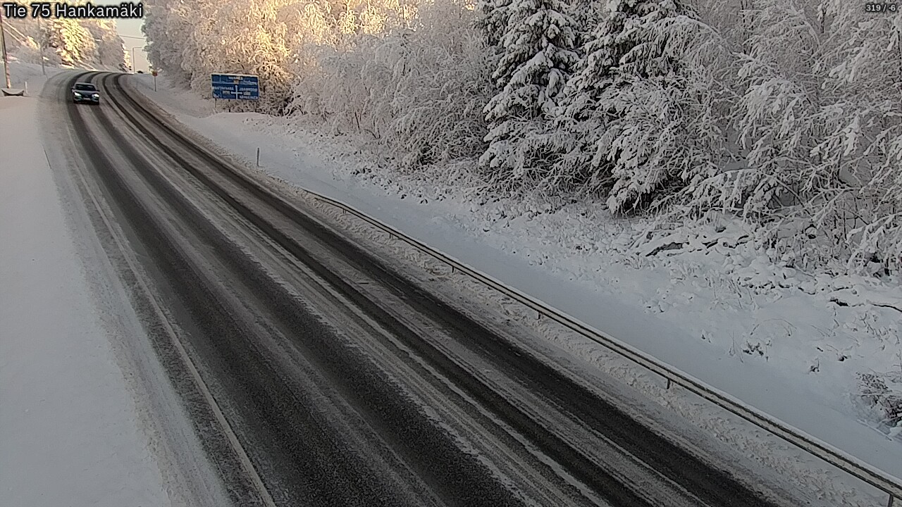 Weather Camera Image Väg 75 Rautavaara, Hankamäki, Rautavaara, Pohjois-Savo