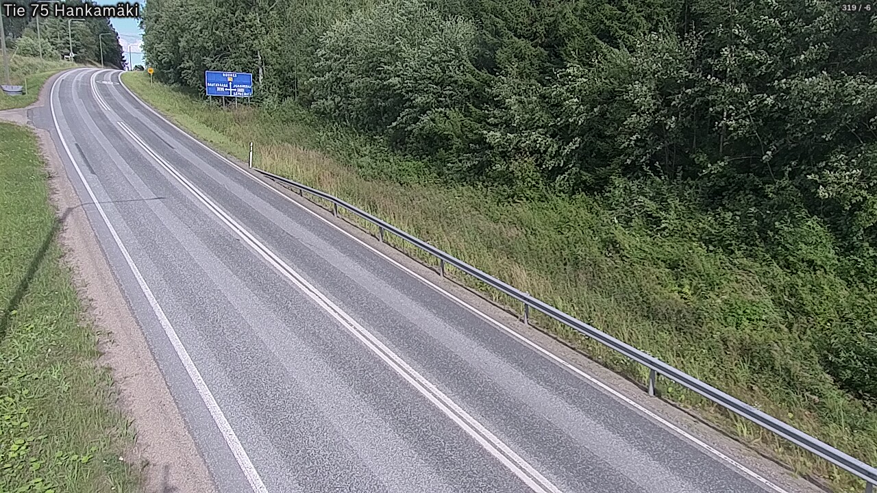 Weather Camera Image Road 75 Rautavaara, Hankamäki, Rautavaara, Pohjois-Savo