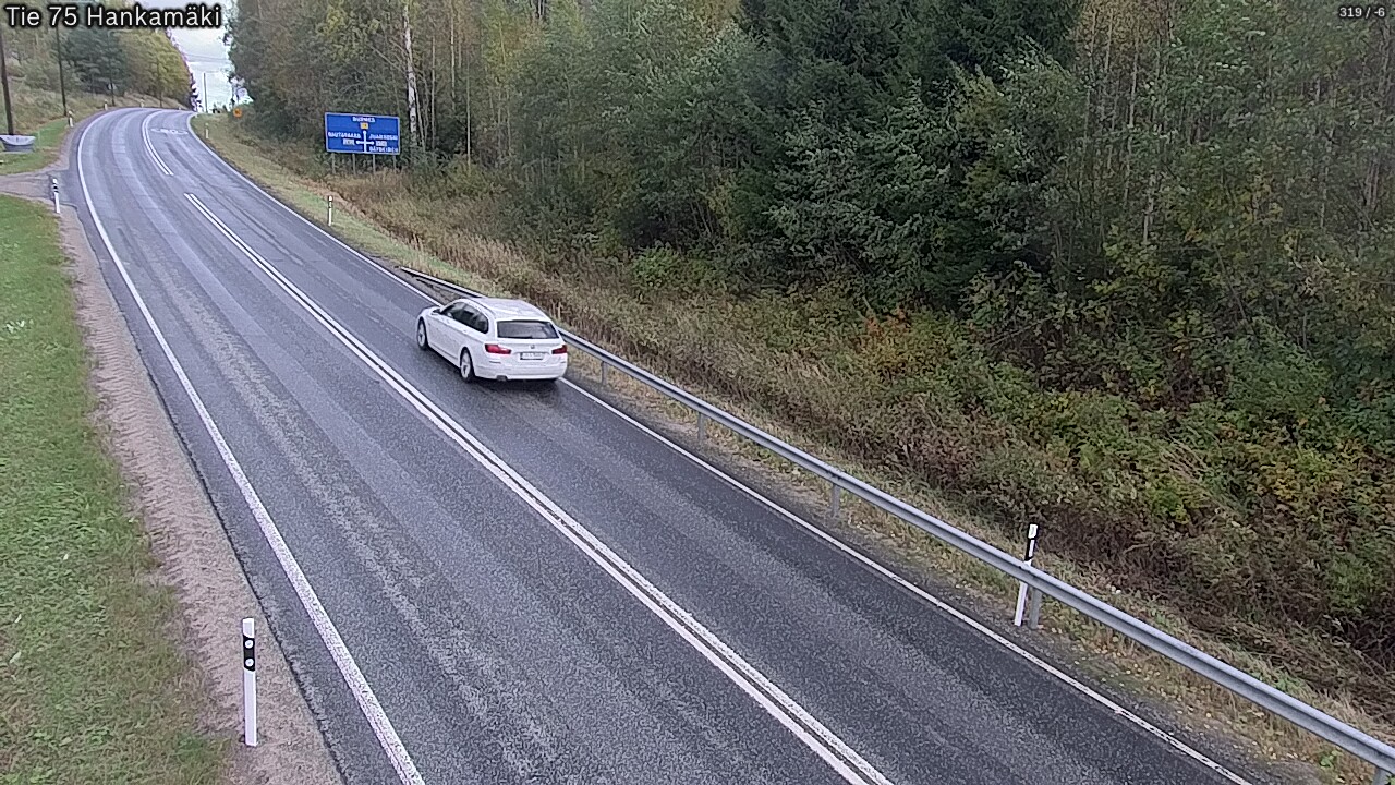 Weather Camera Image Väg 75 Rautavaara, Hankamäki, Rautavaara, Pohjois-Savo
