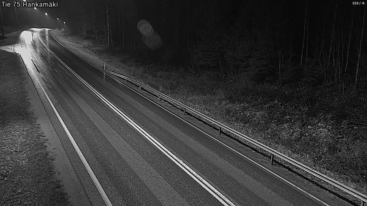 Weather Camera Image Väg 75 Rautavaara, Hankamäki, Rautavaara, Pohjois-Savo