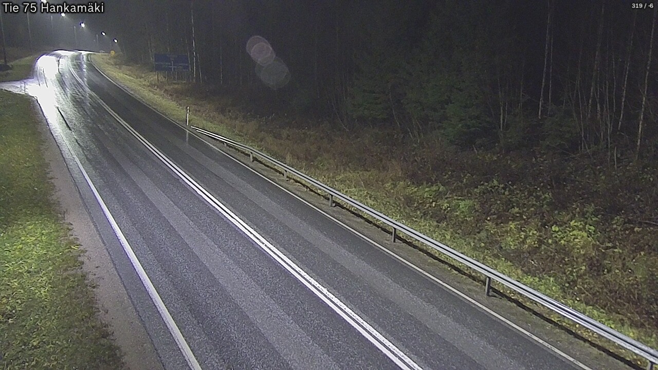 Weather Camera Image Väg 75 Rautavaara, Hankamäki, Rautavaara, Pohjois-Savo