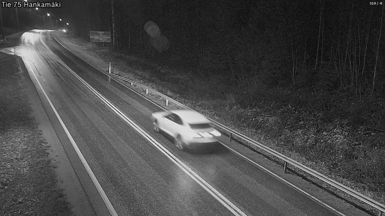 Weather Camera Image Väg 75 Rautavaara, Hankamäki, Rautavaara, Pohjois-Savo