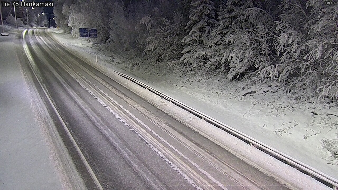 Weather Camera Image Väg 75 Rautavaara, Hankamäki, Rautavaara, Pohjois-Savo