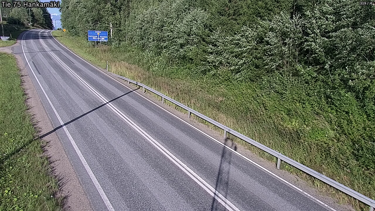 Weather Camera Image Road 75 Rautavaara, Hankamäki, Rautavaara, Pohjois-Savo