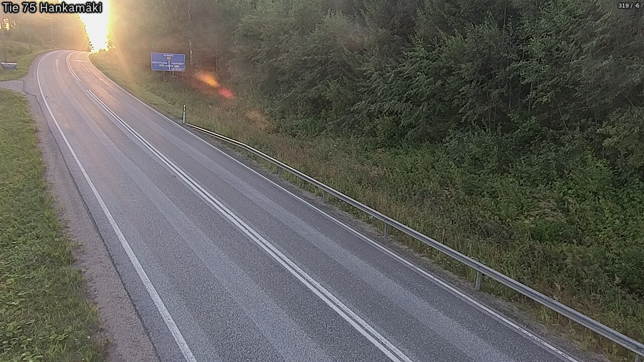 Weather Camera Image Road 75 Rautavaara, Hankamäki, Rautavaara, Pohjois-Savo