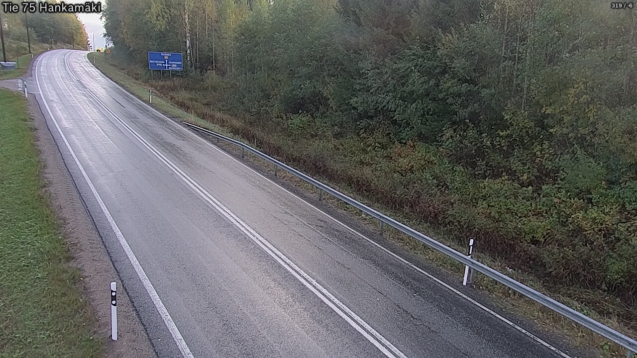 Weather Camera Image Väg 75 Rautavaara, Hankamäki, Rautavaara, Pohjois-Savo