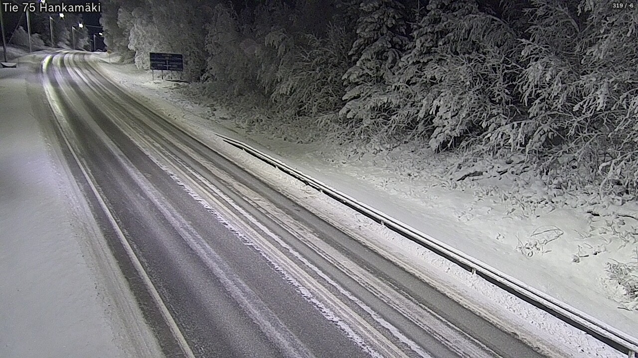 Weather Camera Image Väg 75 Rautavaara, Hankamäki, Rautavaara, Pohjois-Savo