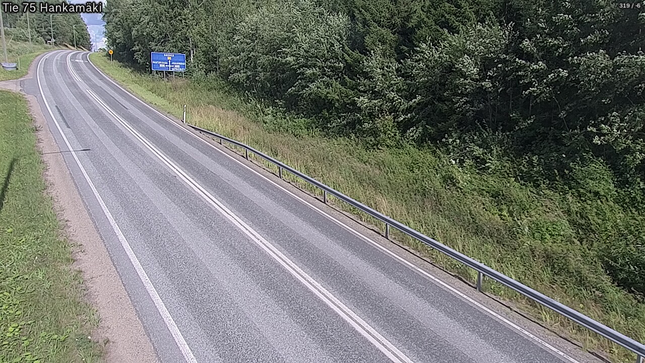 Weather Camera Image Road 75 Rautavaara, Hankamäki, Rautavaara, Pohjois-Savo