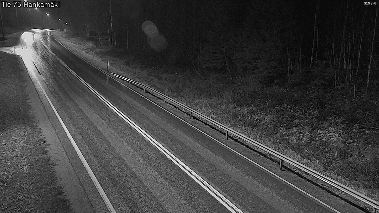 Weather Camera Image Väg 75 Rautavaara, Hankamäki, Rautavaara, Pohjois-Savo