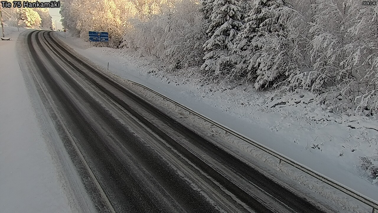 Weather Camera Image Väg 75 Rautavaara, Hankamäki, Rautavaara, Pohjois-Savo