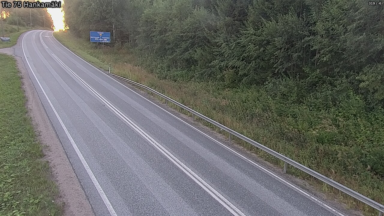 Weather Camera Image Road 75 Rautavaara, Hankamäki, Rautavaara, Pohjois-Savo