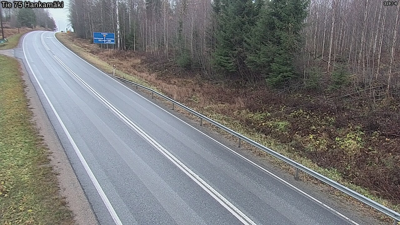 Weather Camera Image Väg 75 Rautavaara, Hankamäki, Rautavaara, Pohjois-Savo