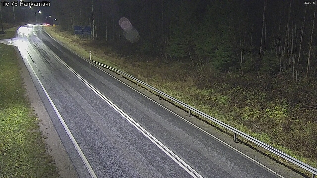 Weather Camera Image Väg 75 Rautavaara, Hankamäki, Rautavaara, Pohjois-Savo