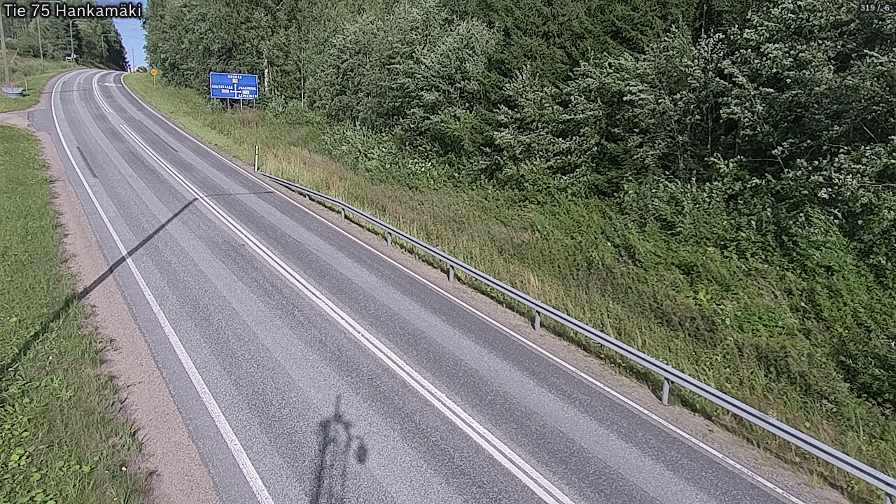 Weather Camera Image Road 75 Rautavaara, Hankamäki, Rautavaara, Pohjois-Savo