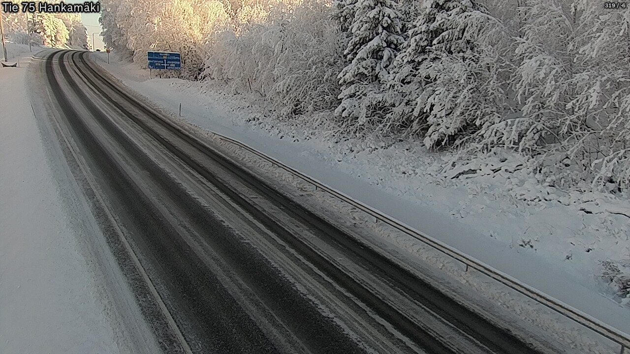 Weather Camera Image Väg 75 Rautavaara, Hankamäki, Rautavaara, Pohjois-Savo