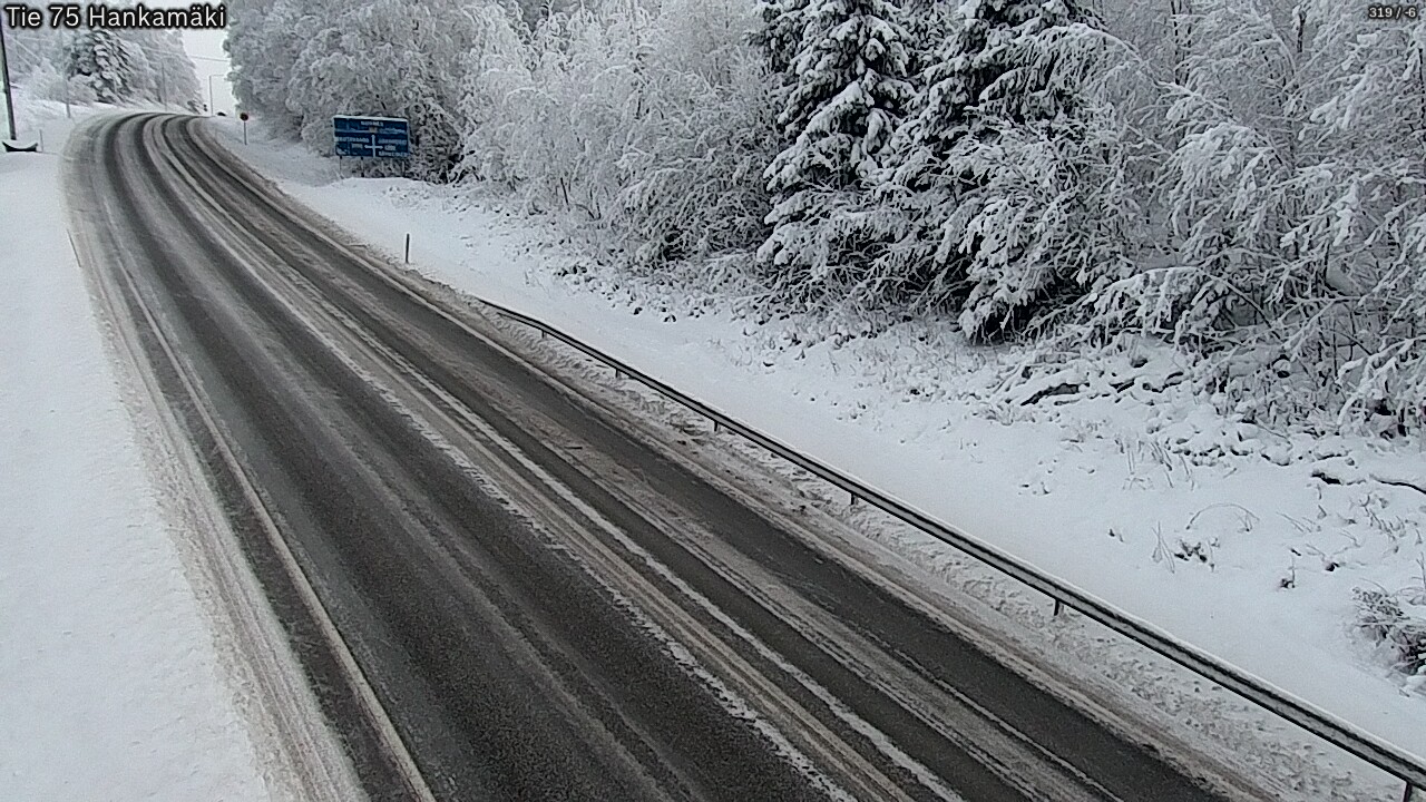 Weather Camera Image Väg 75 Rautavaara, Hankamäki, Rautavaara, Pohjois-Savo