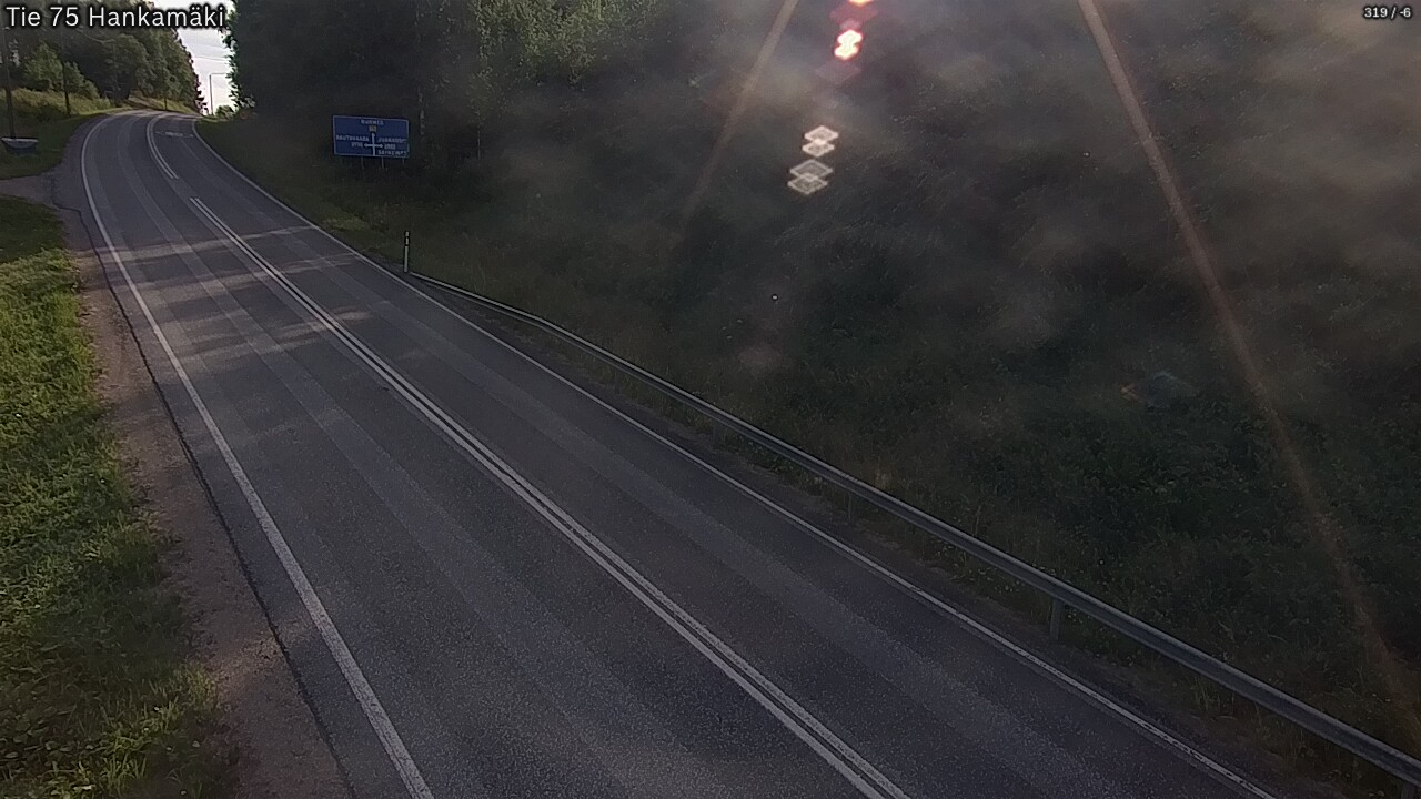 Weather Camera Image Road 75 Rautavaara, Hankamäki, Rautavaara, Pohjois-Savo