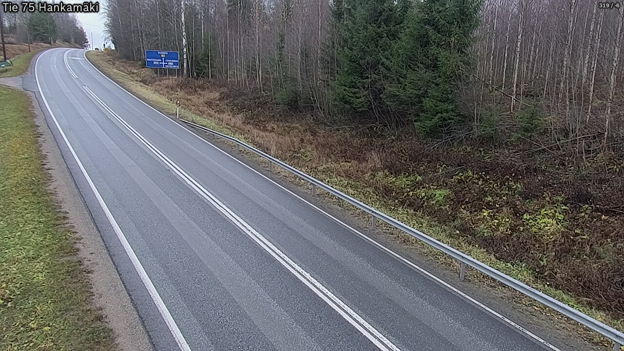 Weather Camera Image Väg 75 Rautavaara, Hankamäki, Rautavaara, Pohjois-Savo