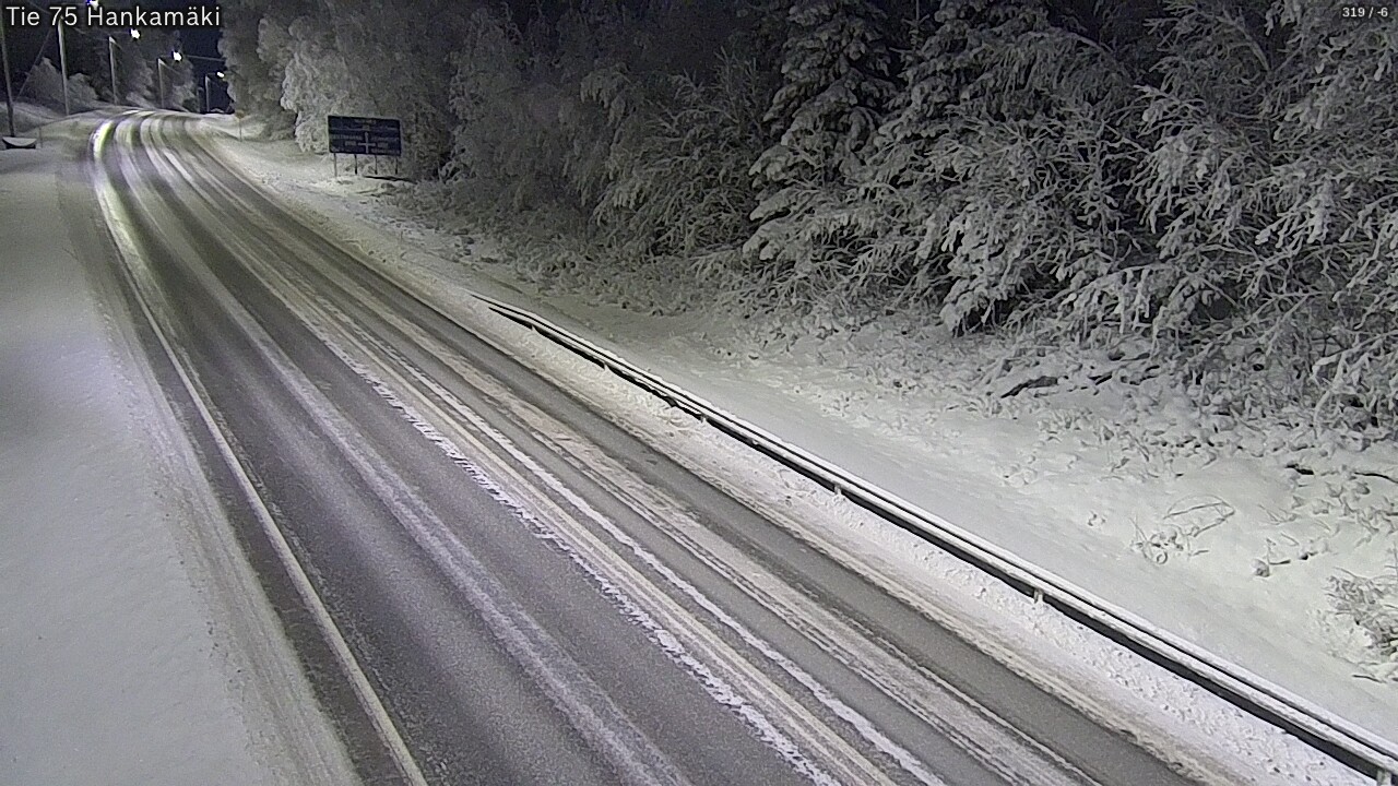 Weather Camera Image Väg 75 Rautavaara, Hankamäki, Rautavaara, Pohjois-Savo