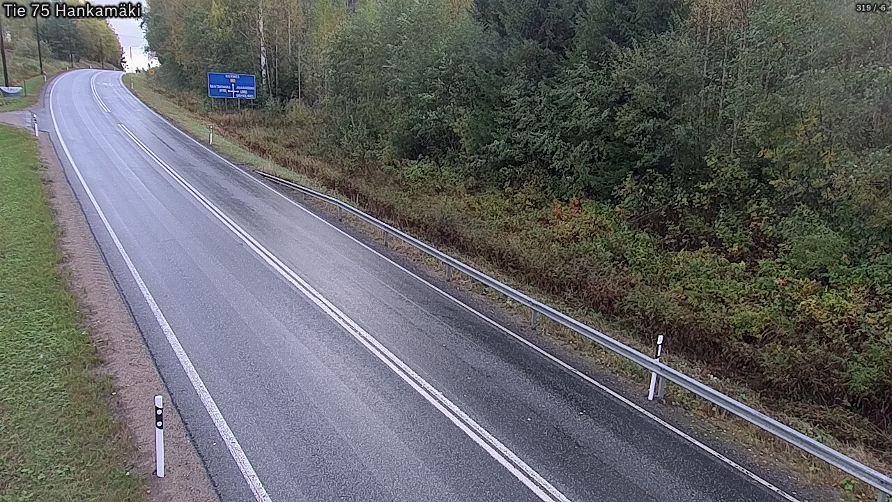 Weather Camera Image Väg 75 Rautavaara, Hankamäki, Rautavaara, Pohjois-Savo