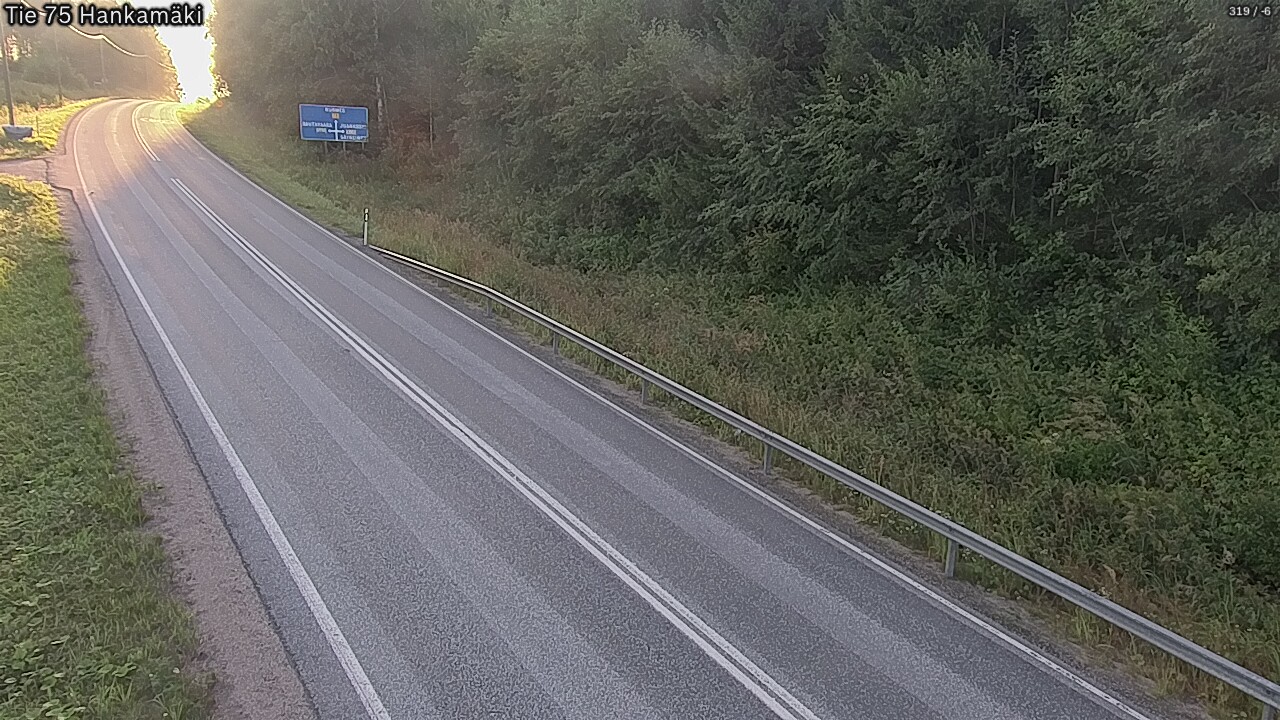 Weather Camera Image Road 75 Rautavaara, Hankamäki, Rautavaara, Pohjois-Savo
