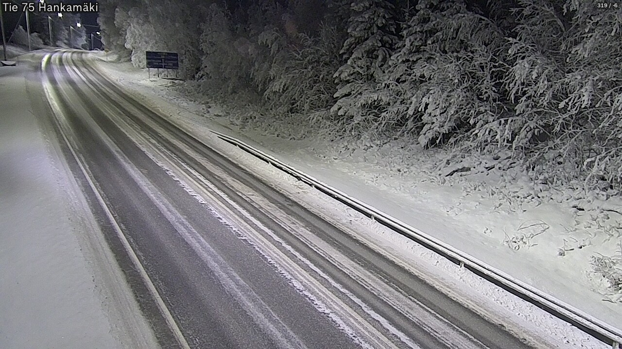Weather Camera Image Väg 75 Rautavaara, Hankamäki, Rautavaara, Pohjois-Savo