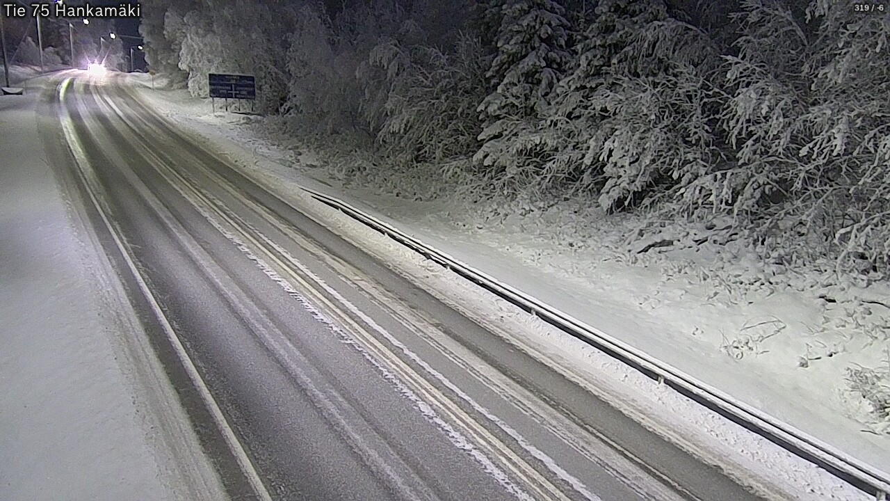 Weather Camera Image Väg 75 Rautavaara, Hankamäki, Rautavaara, Pohjois-Savo