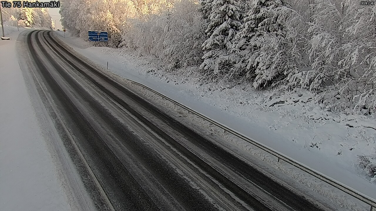Weather Camera Image Väg 75 Rautavaara, Hankamäki, Rautavaara, Pohjois-Savo